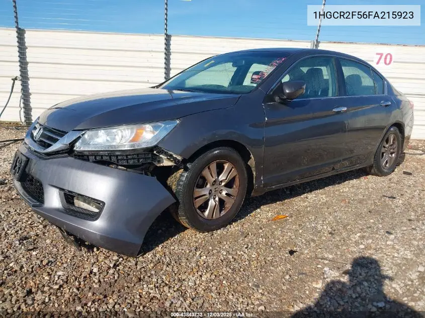 1HGCR2F56FA215923 2015 Honda Accord Sport