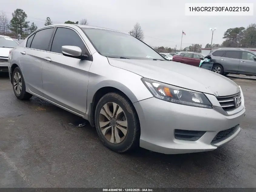 1HGCR2F30FA022150 2015 Honda Accord Lx