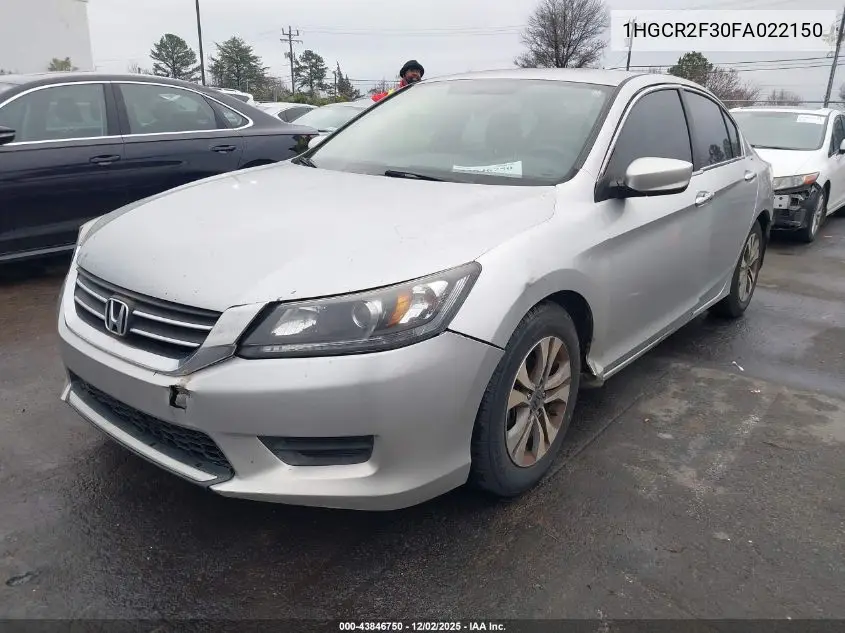 1HGCR2F30FA022150 2015 Honda Accord Lx