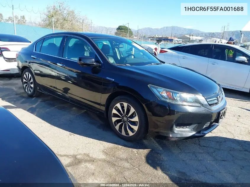 1HGCR6F55FA001688 2015 Honda Accord Hybrid Ex-L