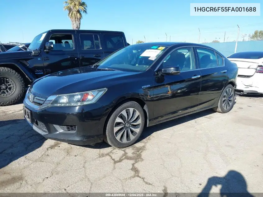1HGCR6F55FA001688 2015 Honda Accord Hybrid Ex-L