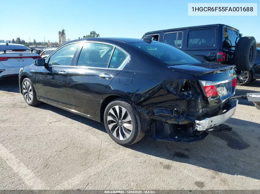 1HGCR6F55FA001688 2015 Honda Accord Hybrid Ex-L