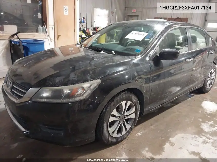 1HGCR2F3XFA017134 2015 Honda Accord Lx
