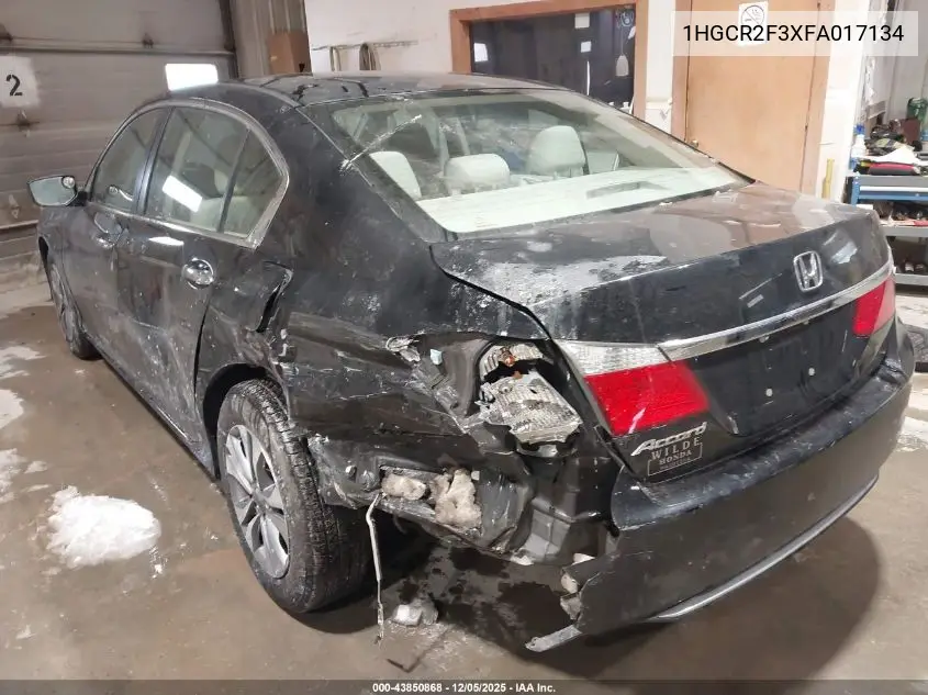 1HGCR2F3XFA017134 2015 Honda Accord Lx