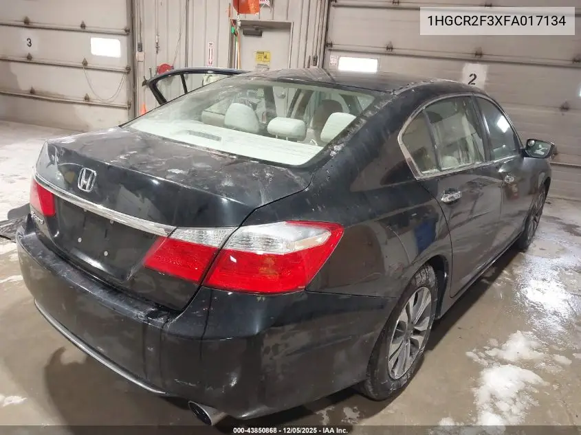 1HGCR2F3XFA017134 2015 Honda Accord Lx