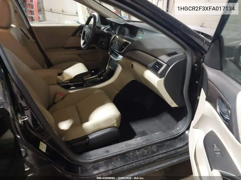 1HGCR2F3XFA017134 2015 Honda Accord Lx