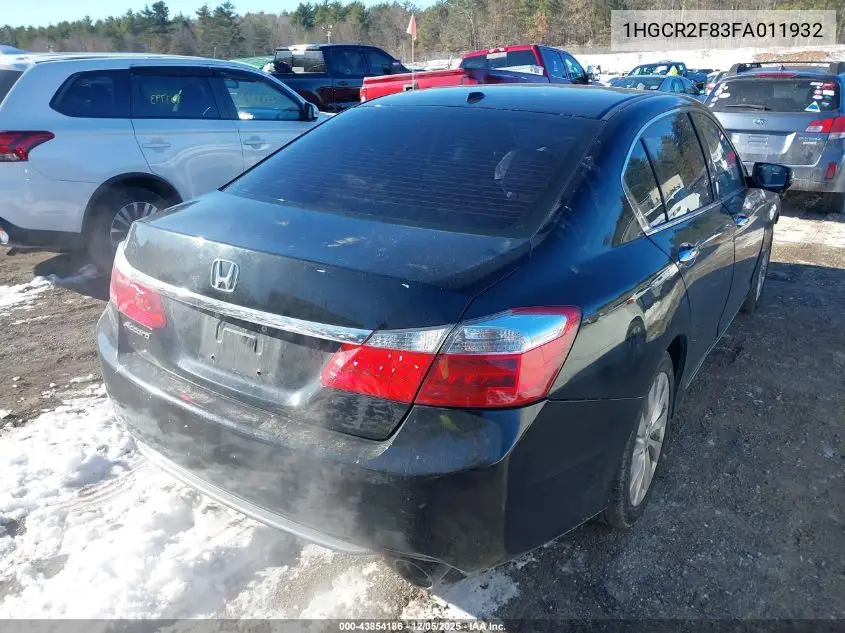 1HGCR2F83FA011932 2015 Honda Accord Ex-L