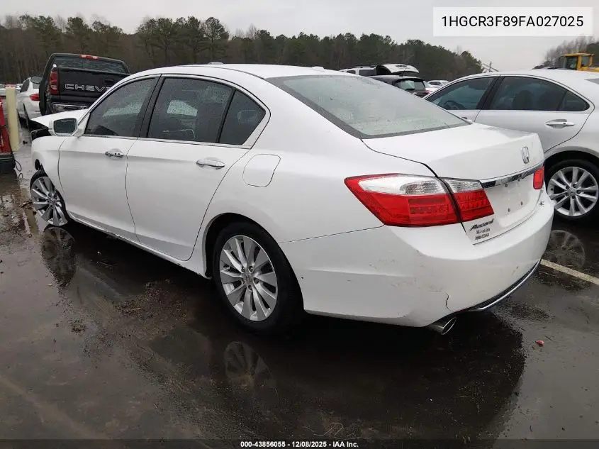 1HGCR3F89FA027025 2015 Honda Accord Ex-L V-6