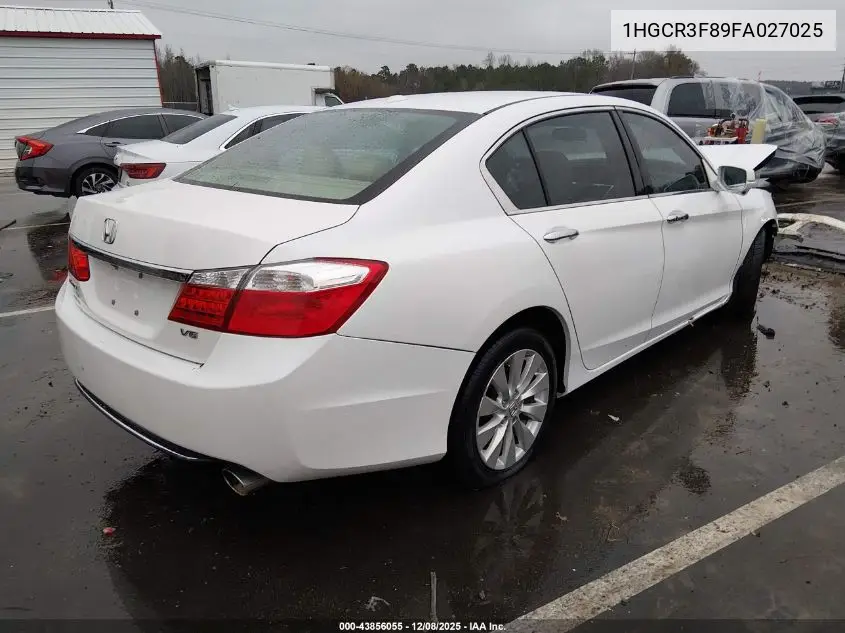 1HGCR3F89FA027025 2015 Honda Accord Ex-L V-6