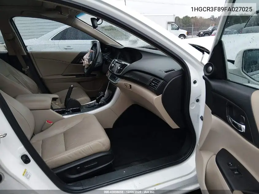 1HGCR3F89FA027025 2015 Honda Accord Ex-L V-6
