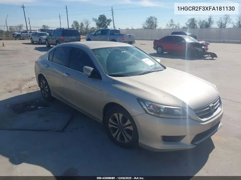 1HGCR2F3XFA181130 2015 Honda Accord Lx