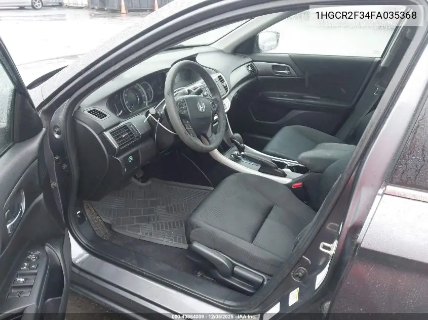 1HGCR2F34FA035368 2015 Honda Accord Lx
