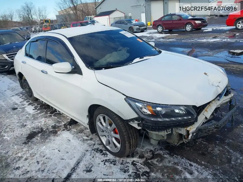 1HGCR2F54FA070896 2015 Honda Accord Sport