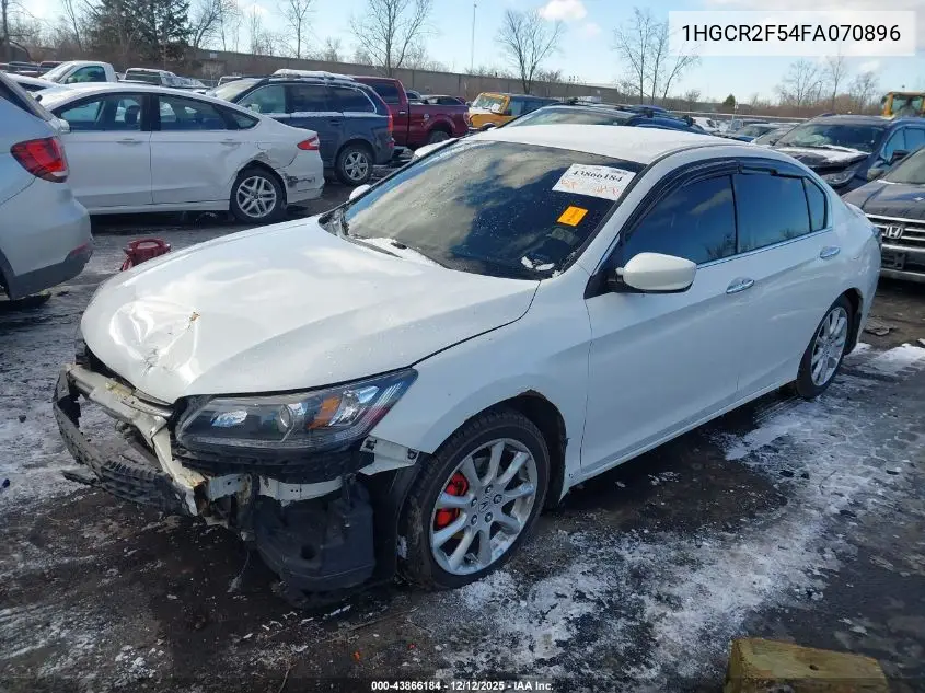 1HGCR2F54FA070896 2015 Honda Accord Sport
