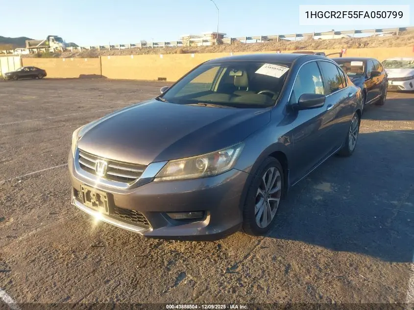 1HGCR2F55FA050799 2015 Honda Accord Sport