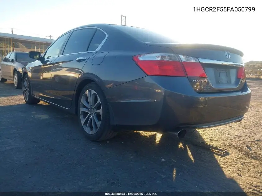 1HGCR2F55FA050799 2015 Honda Accord Sport