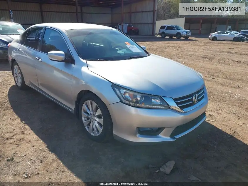 1HGCR2F5XFA139381 2015 Honda Accord Sport