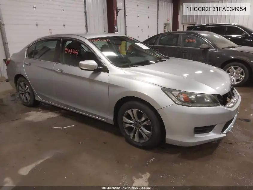 1HGCR2F31FA034954 2015 Honda Accord Lx