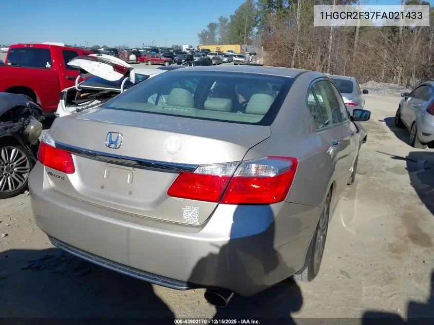 1HGCR2F37FA021433 2015 Honda Accord Lx