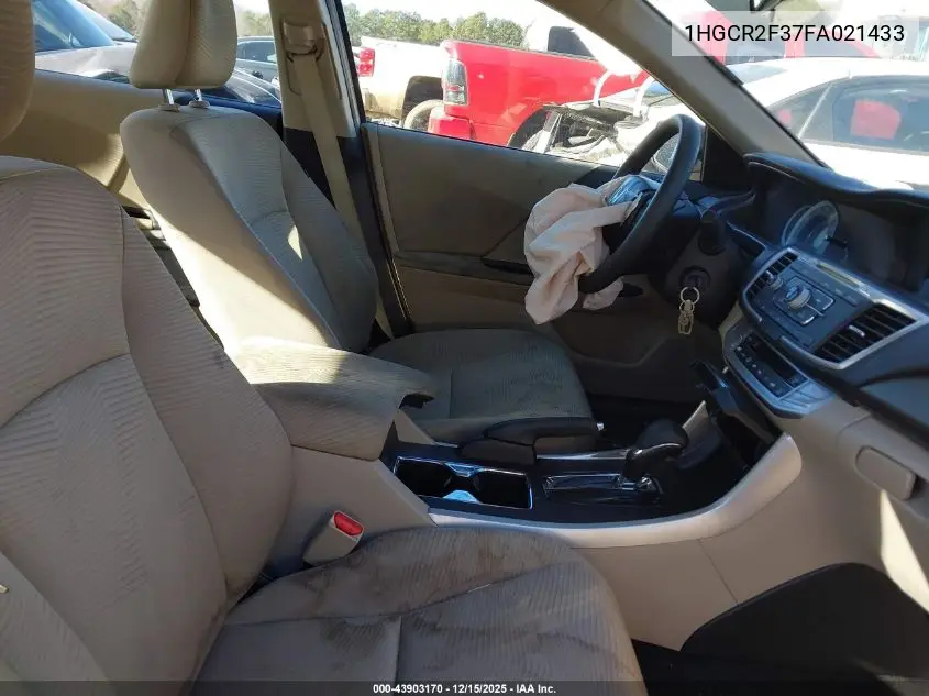 1HGCR2F37FA021433 2015 Honda Accord Lx