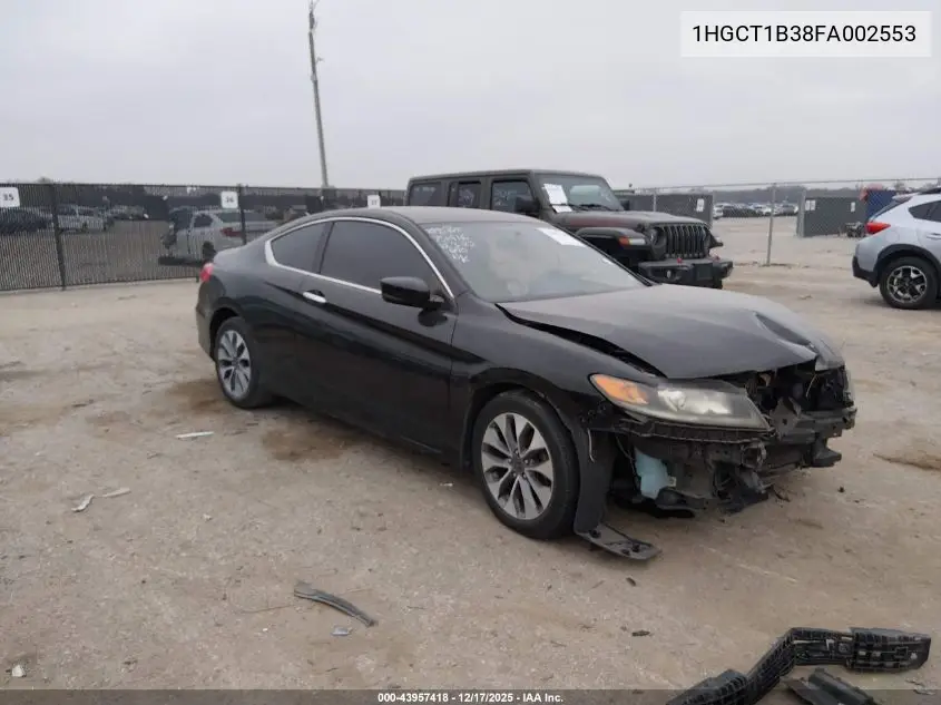 1HGCT1B38FA002553 2015 Honda Accord Lx-S