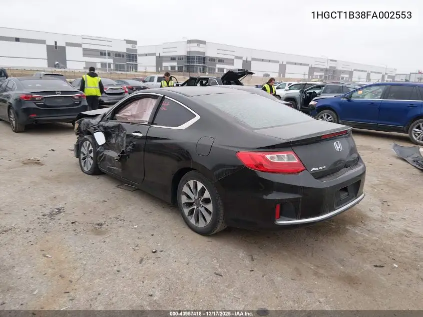1HGCT1B38FA002553 2015 Honda Accord Lx-S