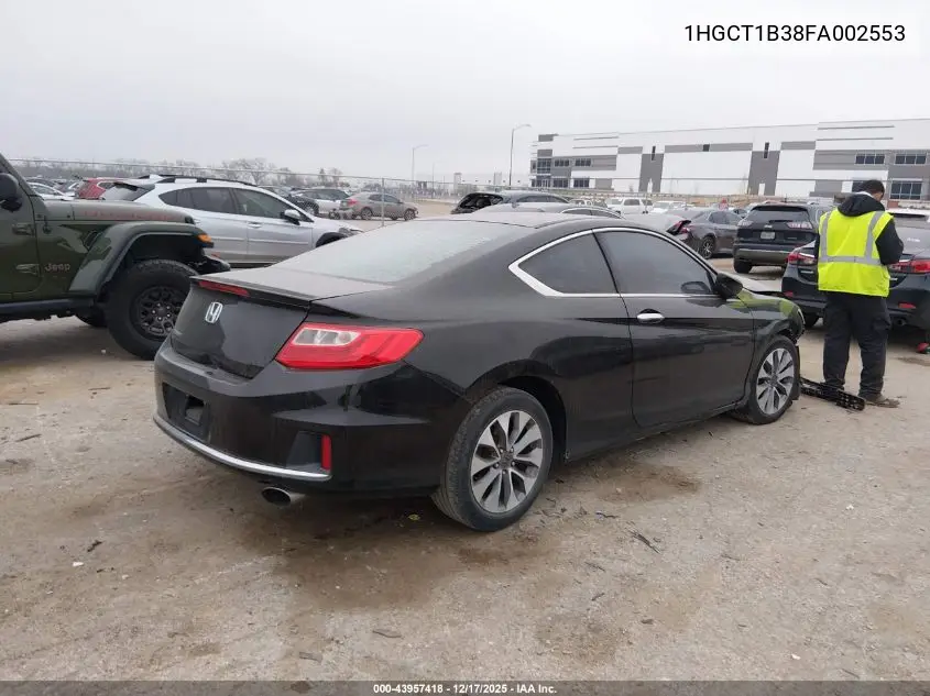 1HGCT1B38FA002553 2015 Honda Accord Lx-S