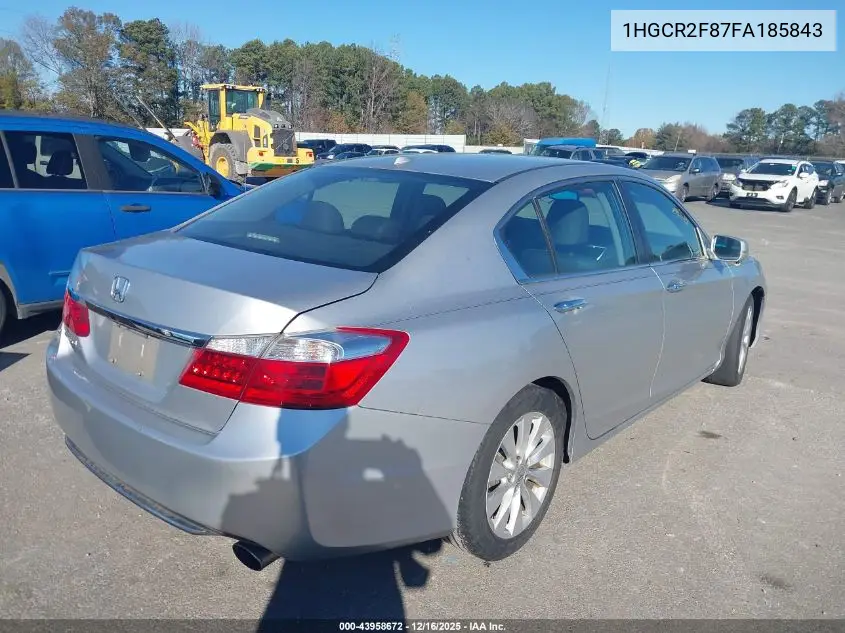 1HGCR2F87FA185843 2015 Honda Accord Ex-L