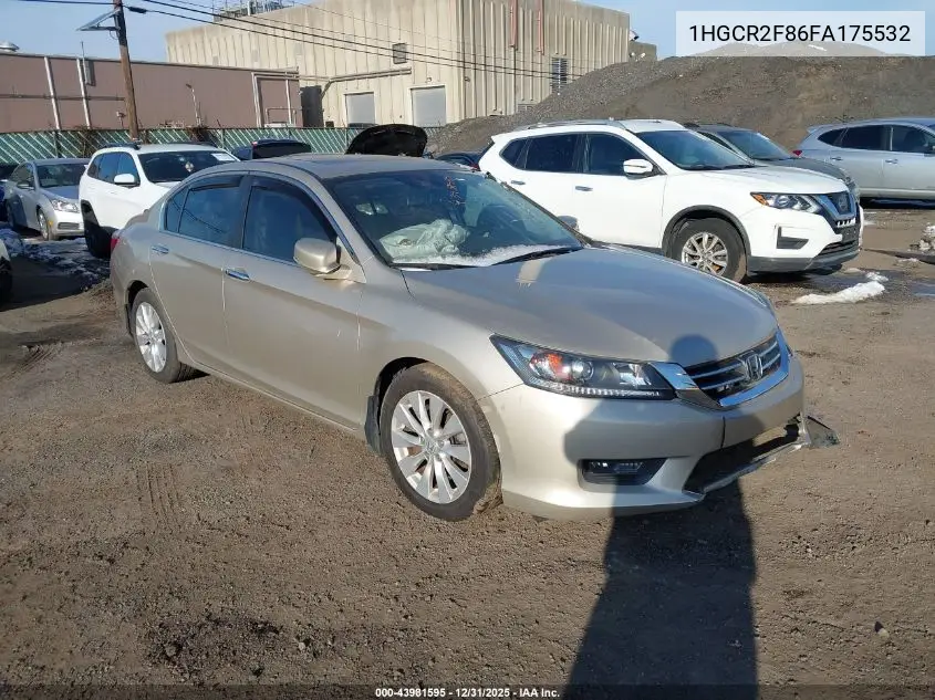 1HGCR2F86FA175532 2015 Honda Accord Ex-L