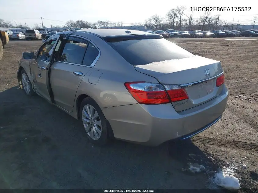 1HGCR2F86FA175532 2015 Honda Accord Ex-L