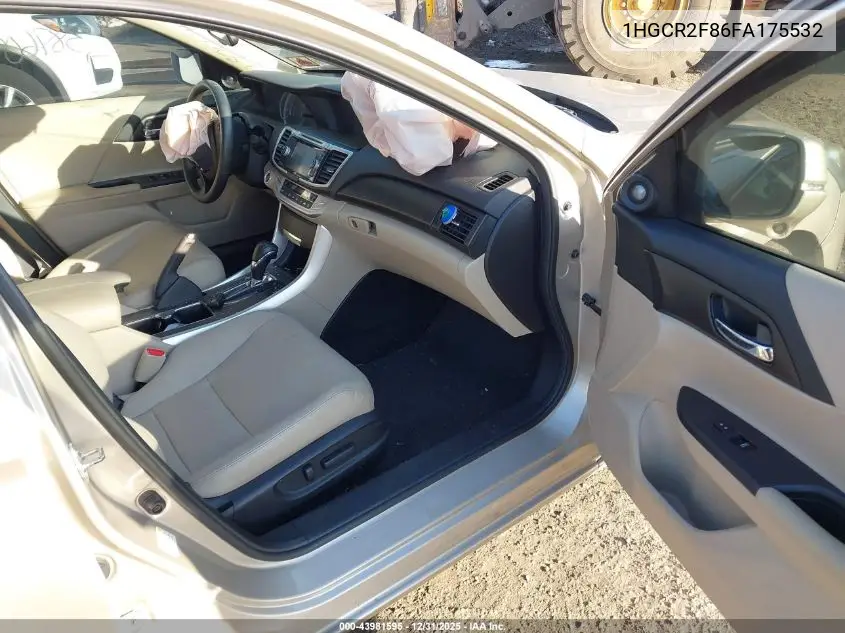 1HGCR2F86FA175532 2015 Honda Accord Ex-L