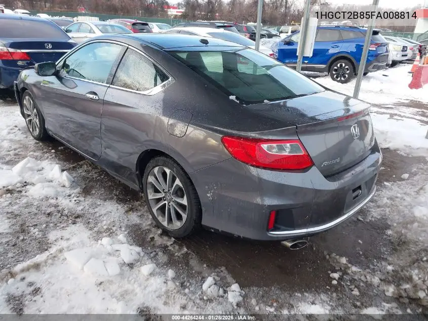 1HGCT2B85FA008814 2015 Honda Accord Ex-L V-6