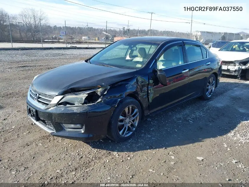 1HGCR2F89FA037550 2015 Honda Accord Ex-L