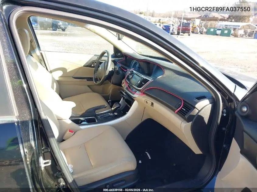 1HGCR2F89FA037550 2015 Honda Accord Ex-L
