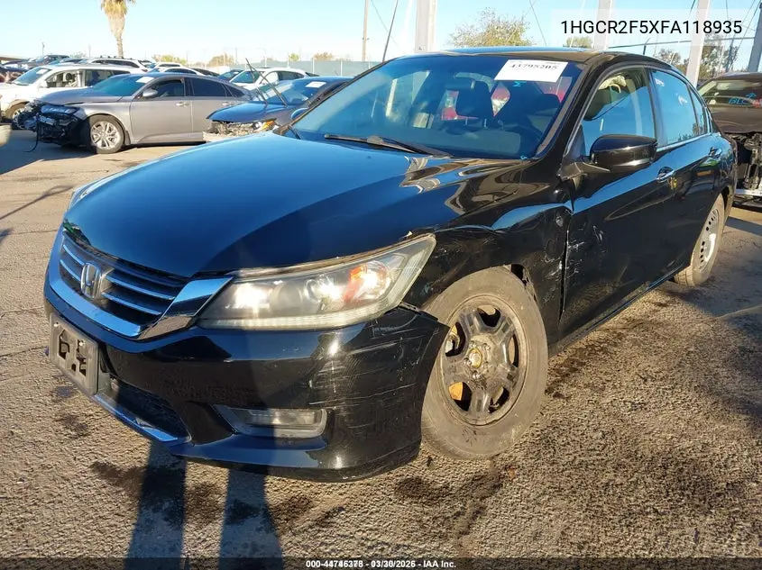 1HGCR2F5XFA118935 2015 Honda Accord Sport