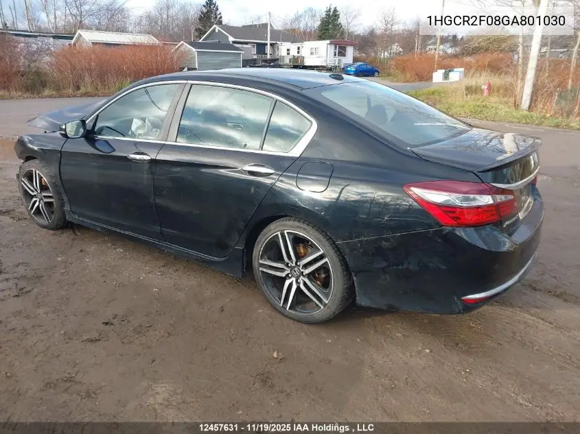 1HGCR2F08GA801030 2016 Honda Accord Touring