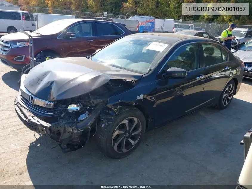1HGCR2F97GA001057 2016 Honda Accord Ex-L