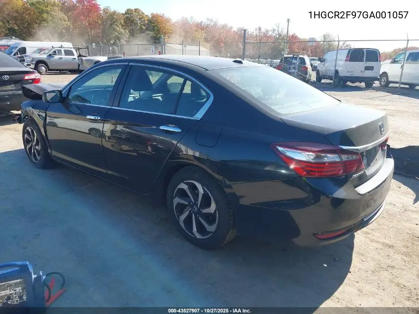 1HGCR2F97GA001057 2016 Honda Accord Ex-L
