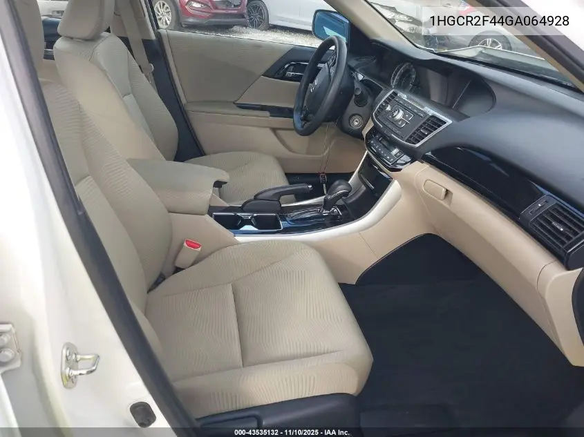 1HGCR2F44GA064928 2016 Honda Accord Lx