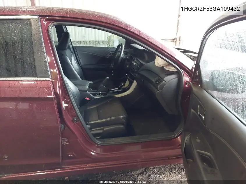1HGCR2F53GA109432 2016 Honda Accord Sport