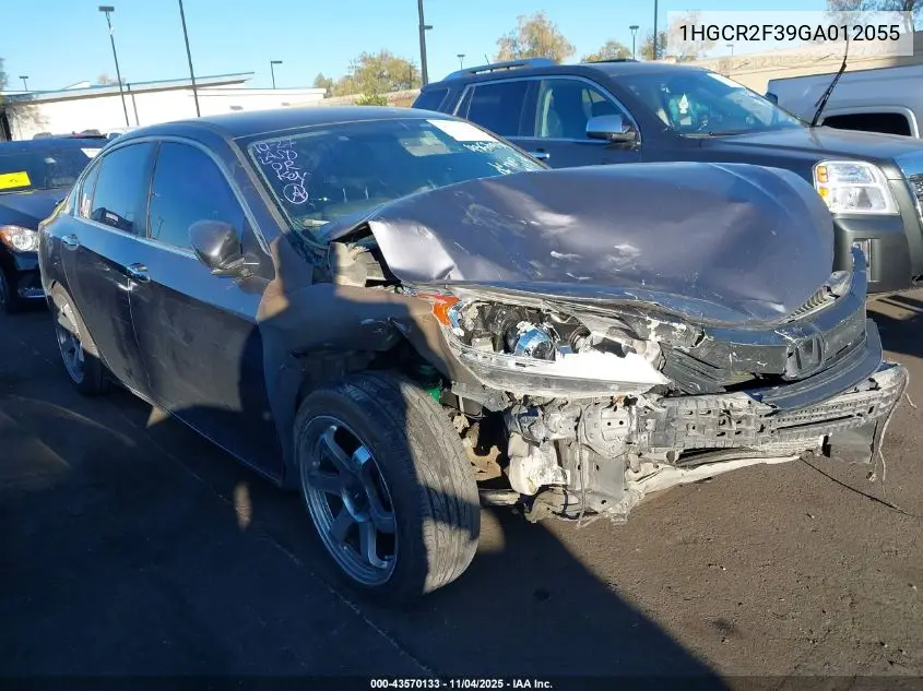 1HGCR2F39GA012055 2016 Honda Accord Lx