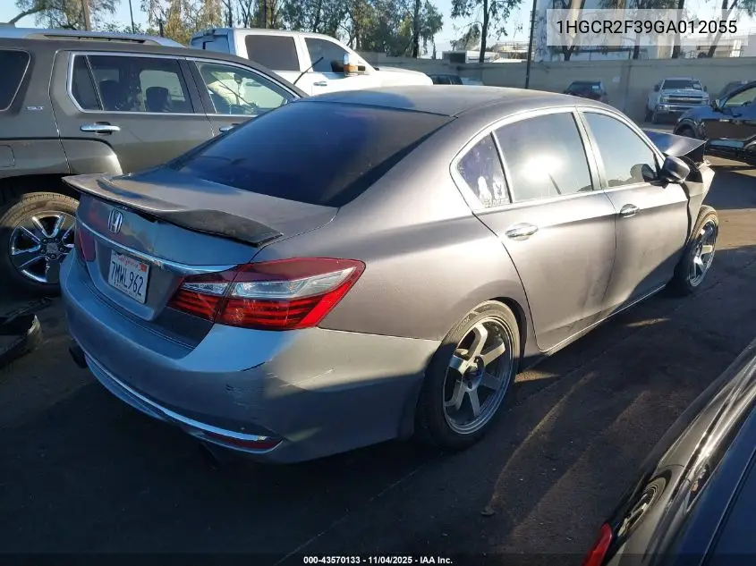 1HGCR2F39GA012055 2016 Honda Accord Lx