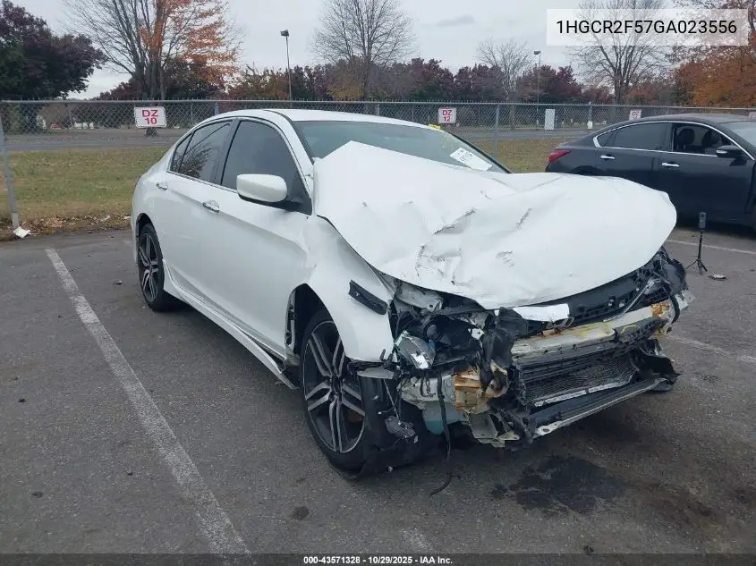 1HGCR2F57GA023556 2016 Honda Accord Sport