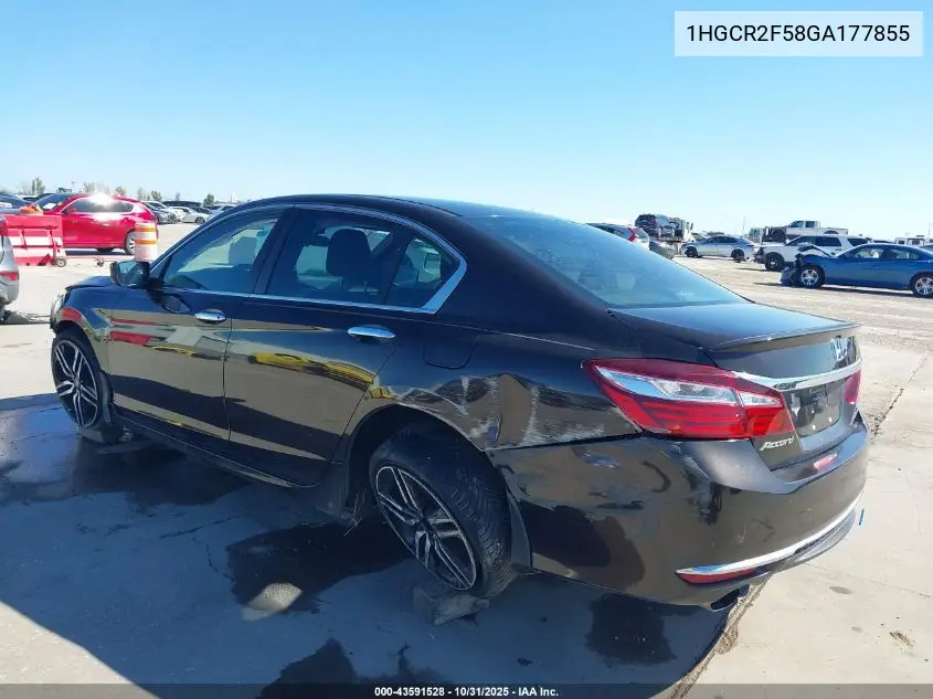 1HGCR2F58GA177855 2016 Honda Accord Sport