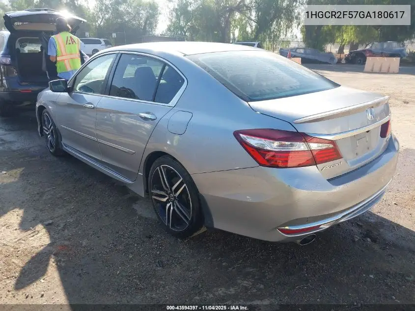 1HGCR2F57GA180617 2016 Honda Accord Sport