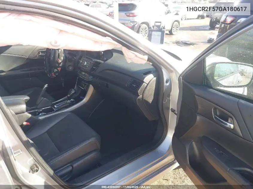 1HGCR2F57GA180617 2016 Honda Accord Sport