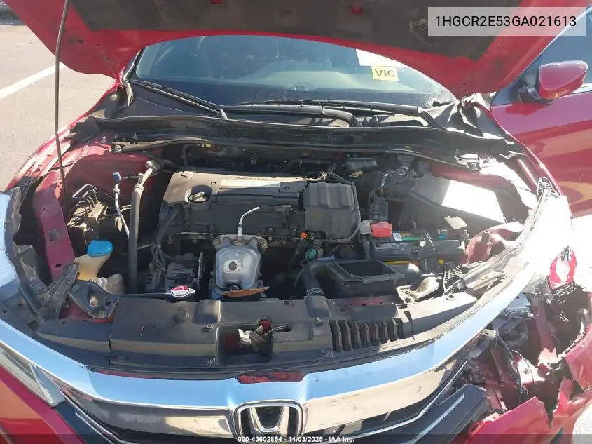 1HGCR2E53GA021613 2016 Honda Accord Sport