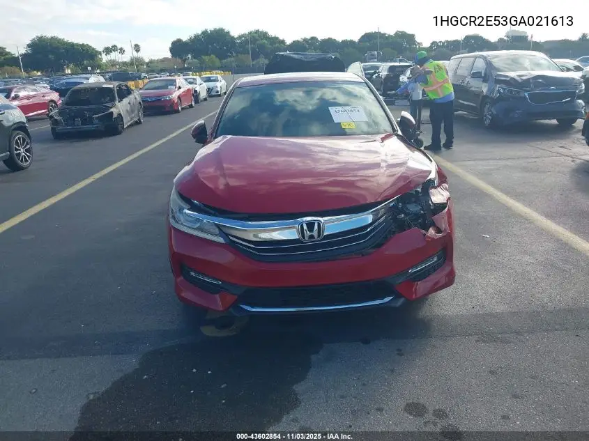 1HGCR2E53GA021613 2016 Honda Accord Sport