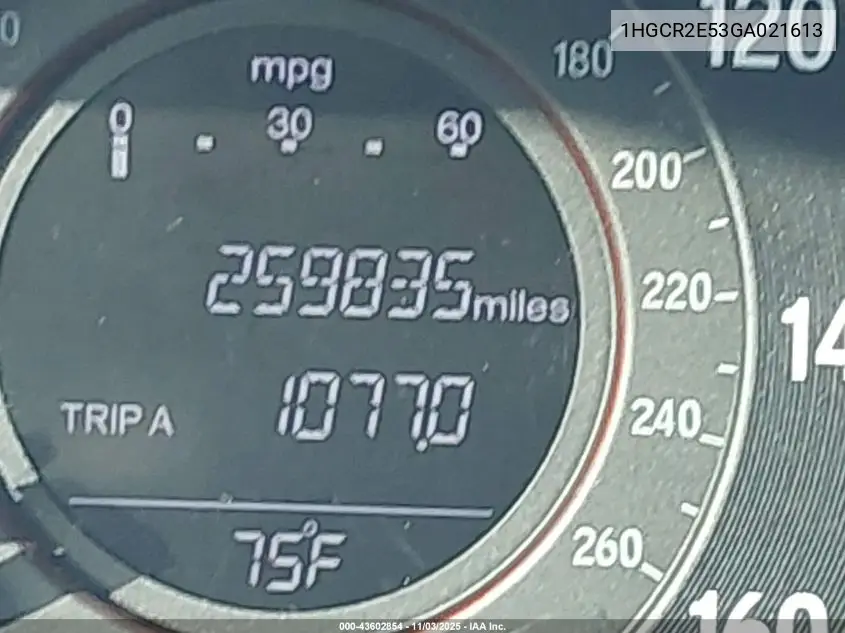 1HGCR2E53GA021613 2016 Honda Accord Sport