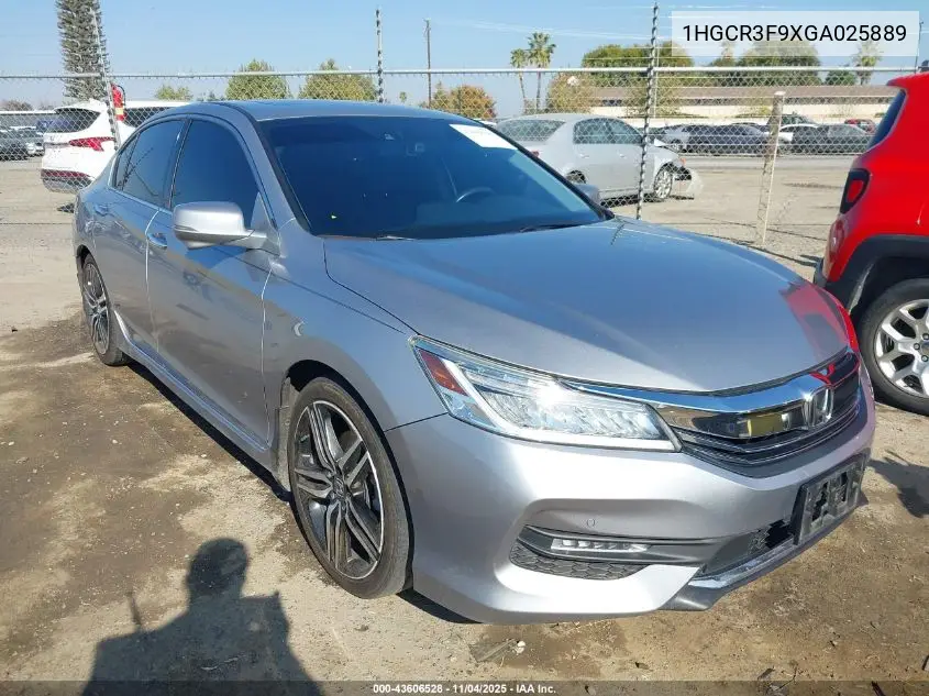 1HGCR3F9XGA025889 2016 Honda Accord Touring